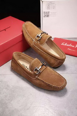 Salvatore Ferragamo Business Casual Men Shoes--028